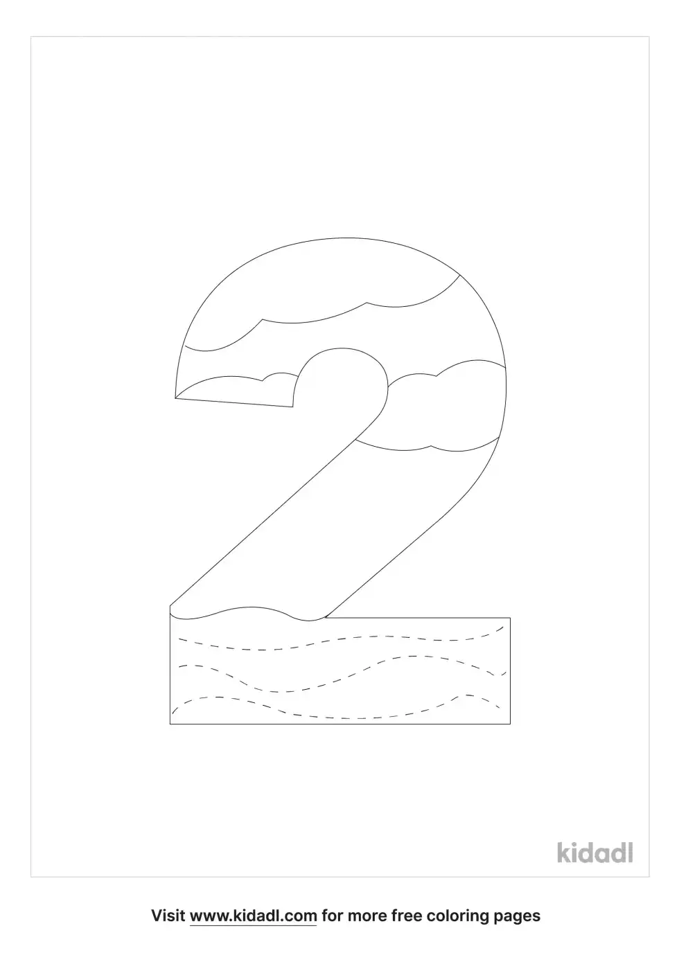 Creation Day 2 Coloring Page