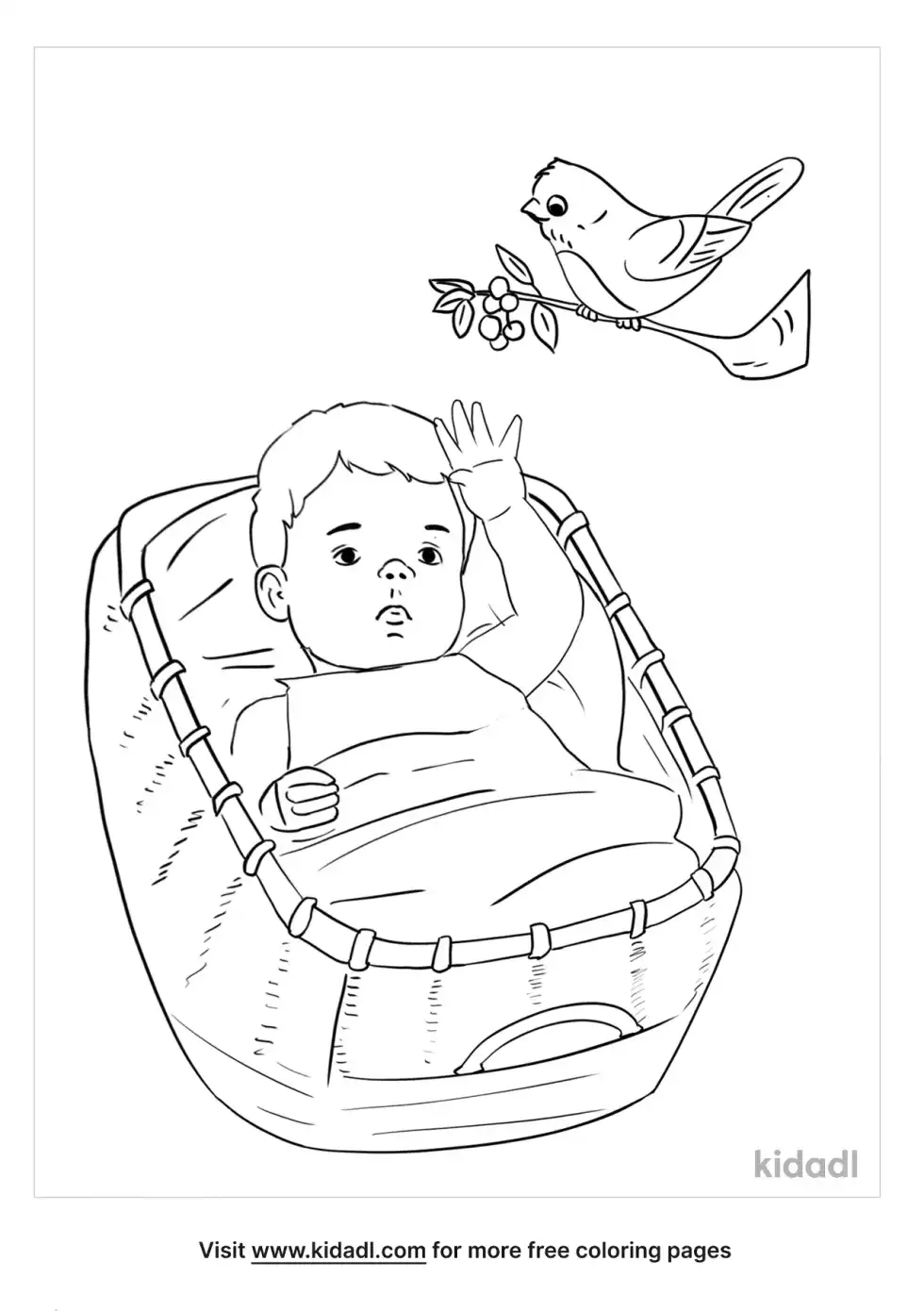 John The Baptist Baby Coloring Page