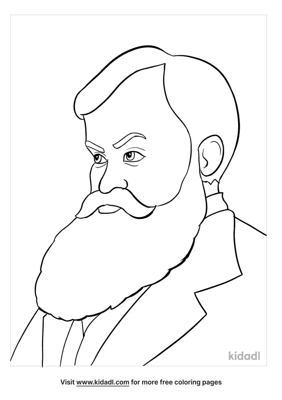 D.l. Moody Coloring Page