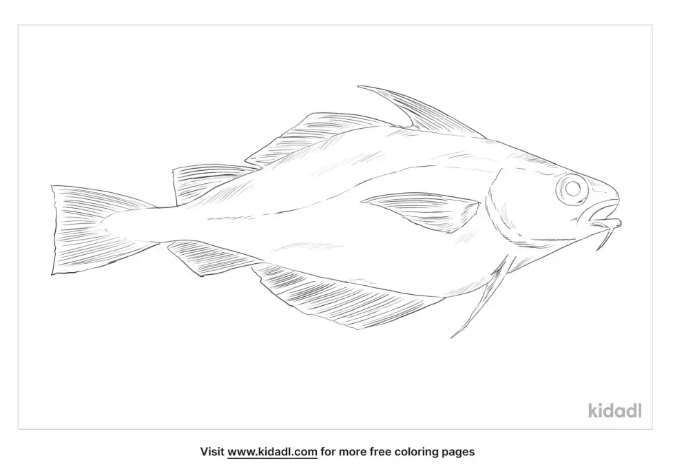 Pouting Coloring Page