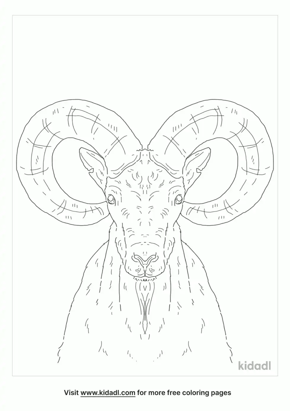 East Caucasian Tur Coloring Page