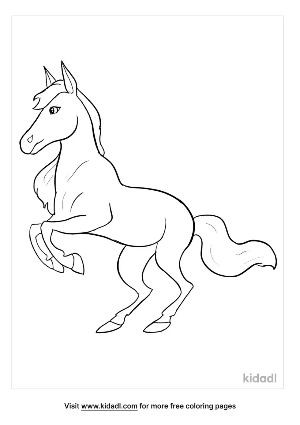 Lipizzan Coloring Page