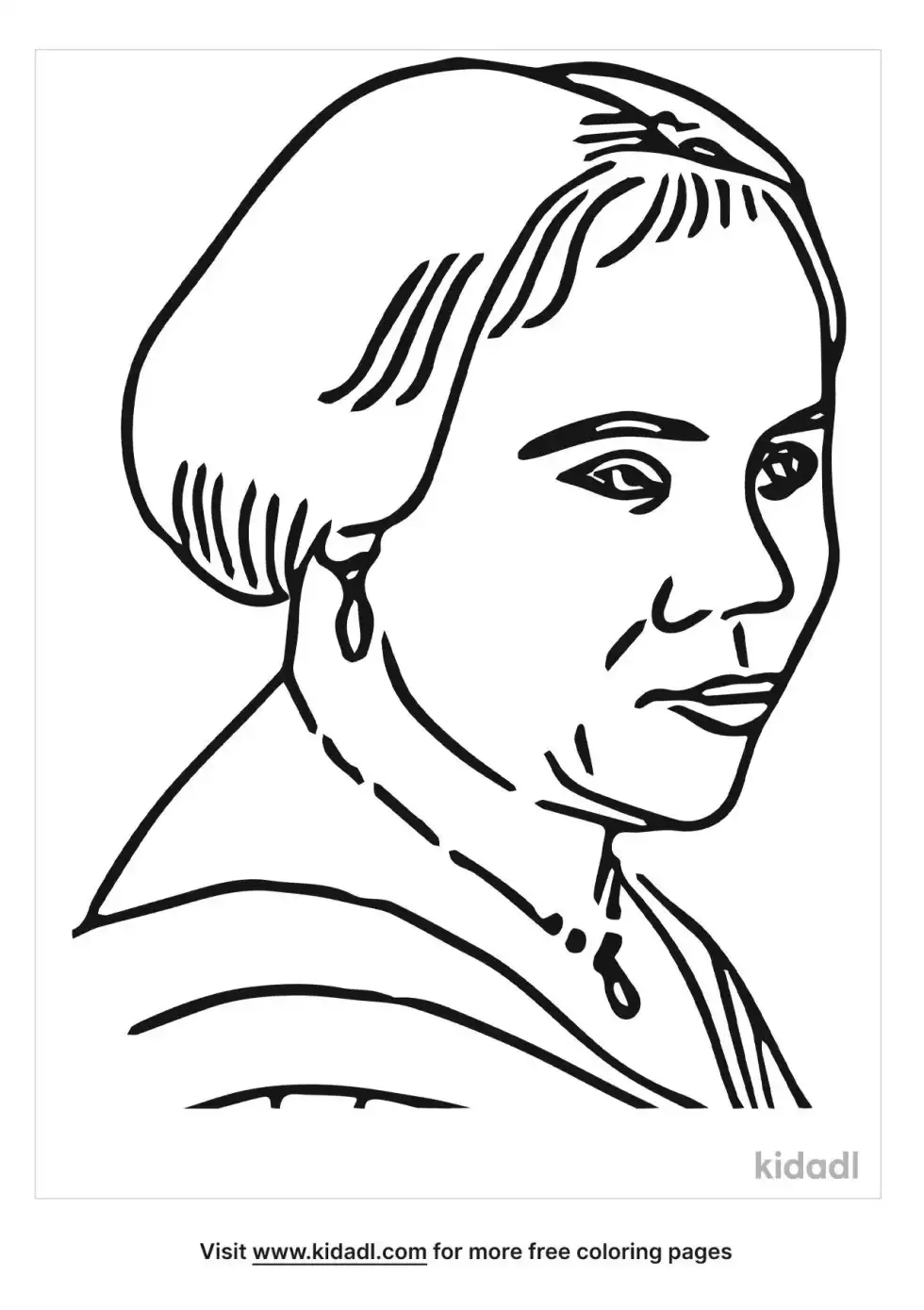 Madam Cj Walker Coloring Page
