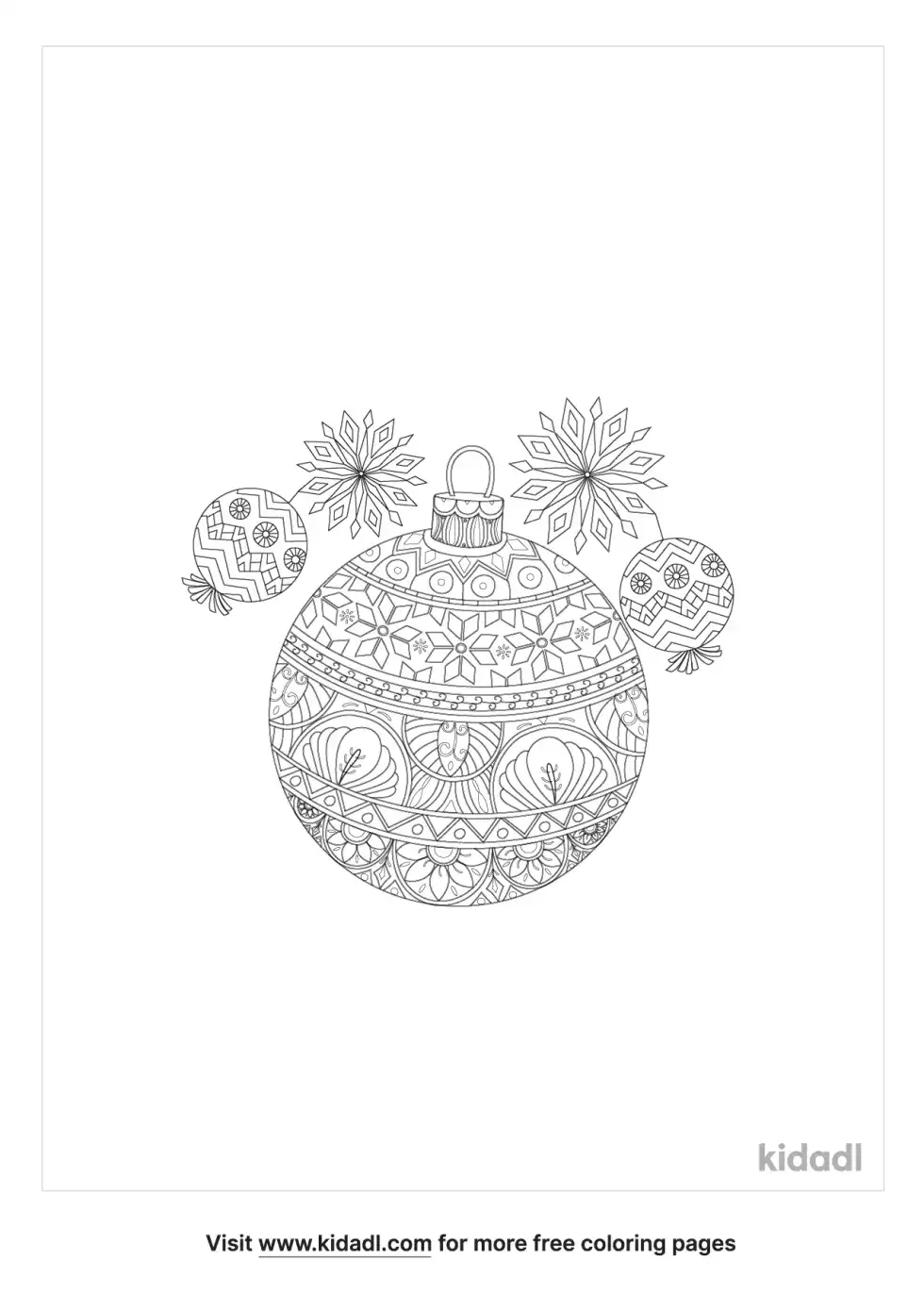 Advanced Christmas Coloring Page