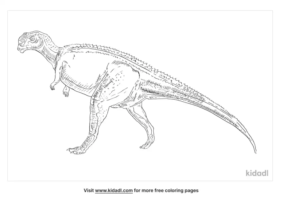 Kritosaurus Coloring Page