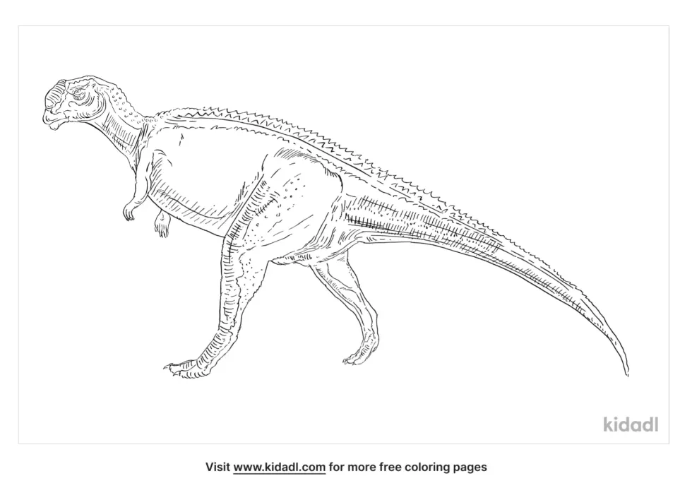 Kritosaurus Coloring Page