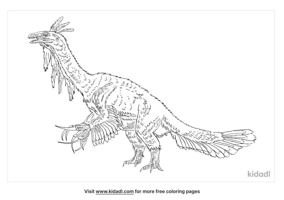 Enigmosaurus Coloring Page