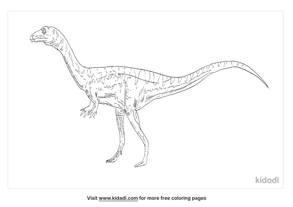 Shuvosaurus Coloring Page
