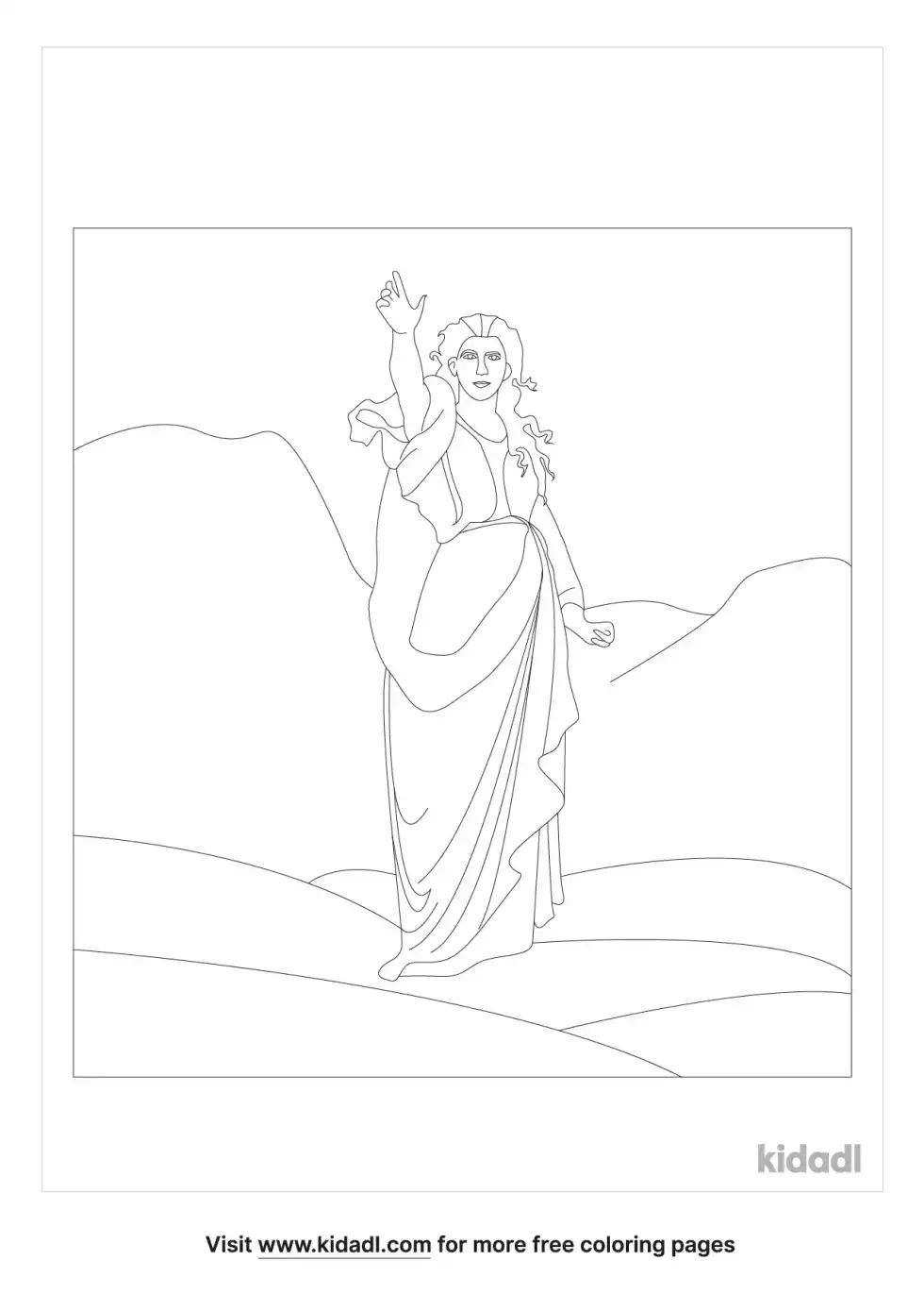 Deborah Battle Coloring Page