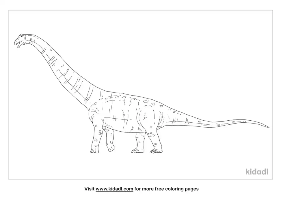 Quaesitosaurus Coloring Page