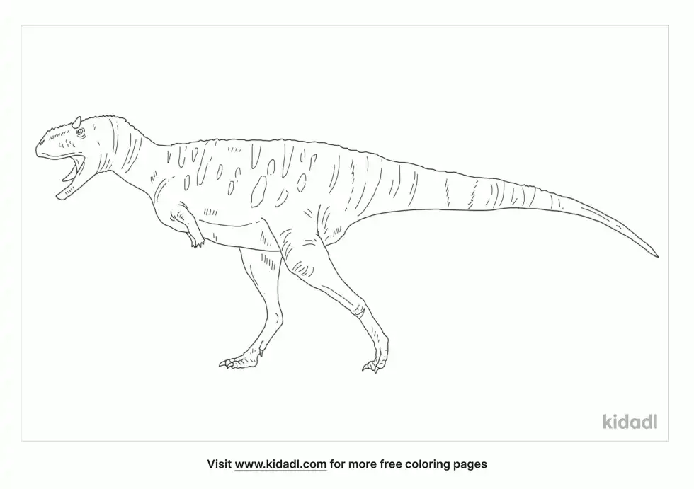 Xenotarsosaurus Coloring Page