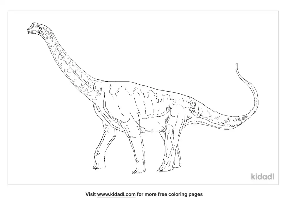 Atlasaurus Coloring Page