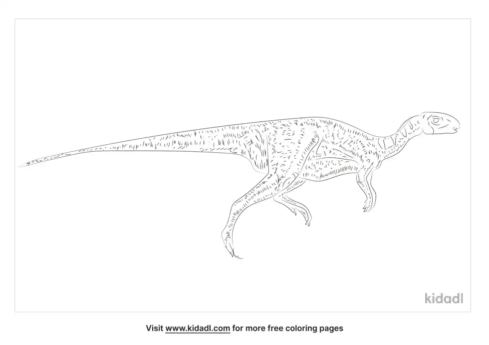Yandusaurus Coloring Page