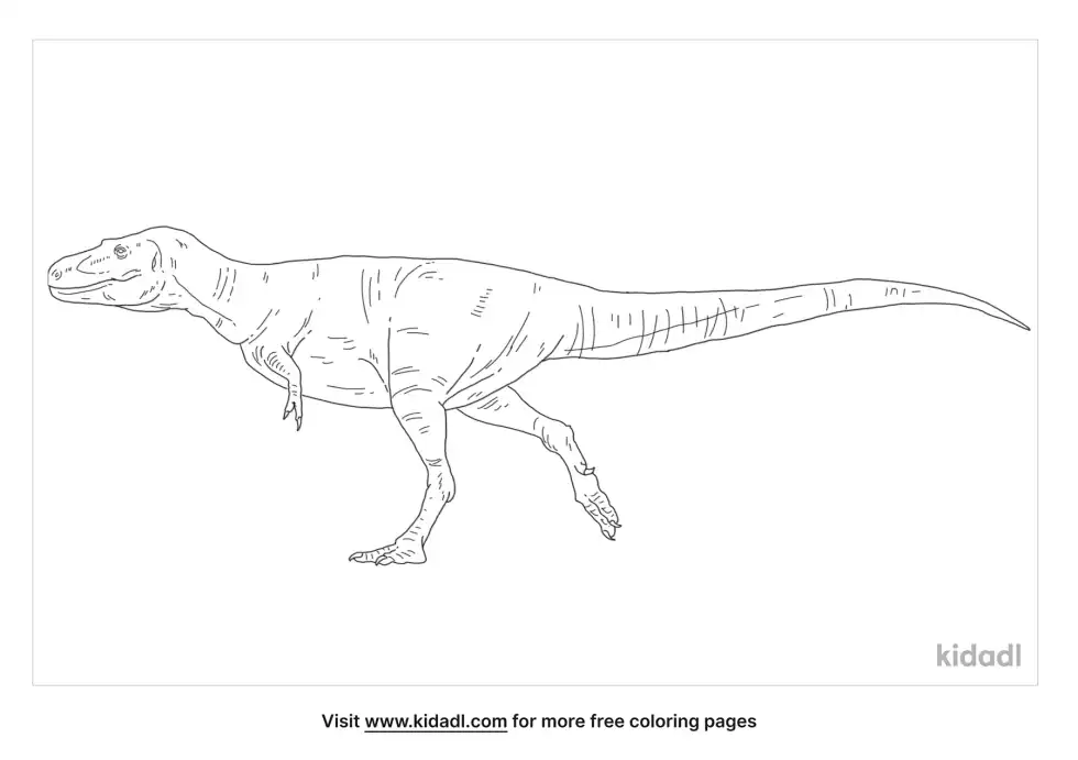 Deinodon Coloring Page