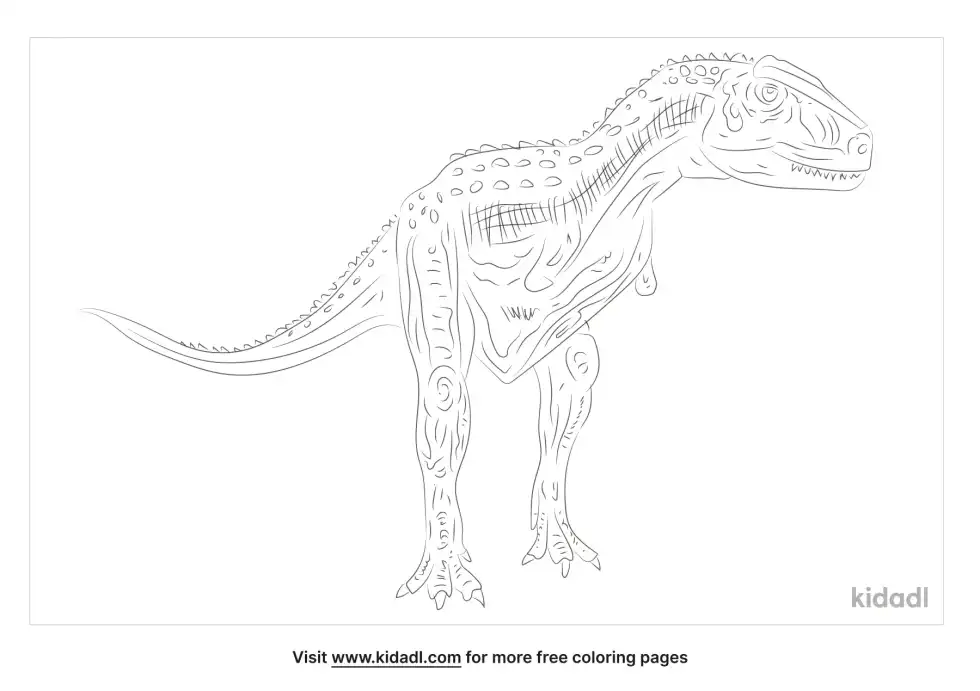 Rugops Coloring Page