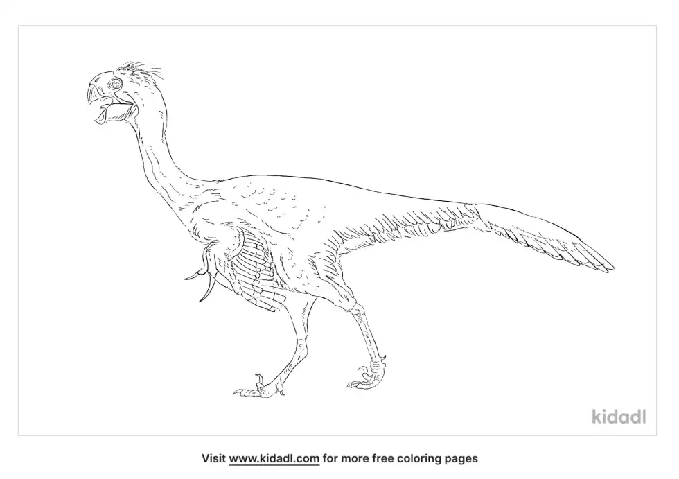 Conchoraptor Coloring Page