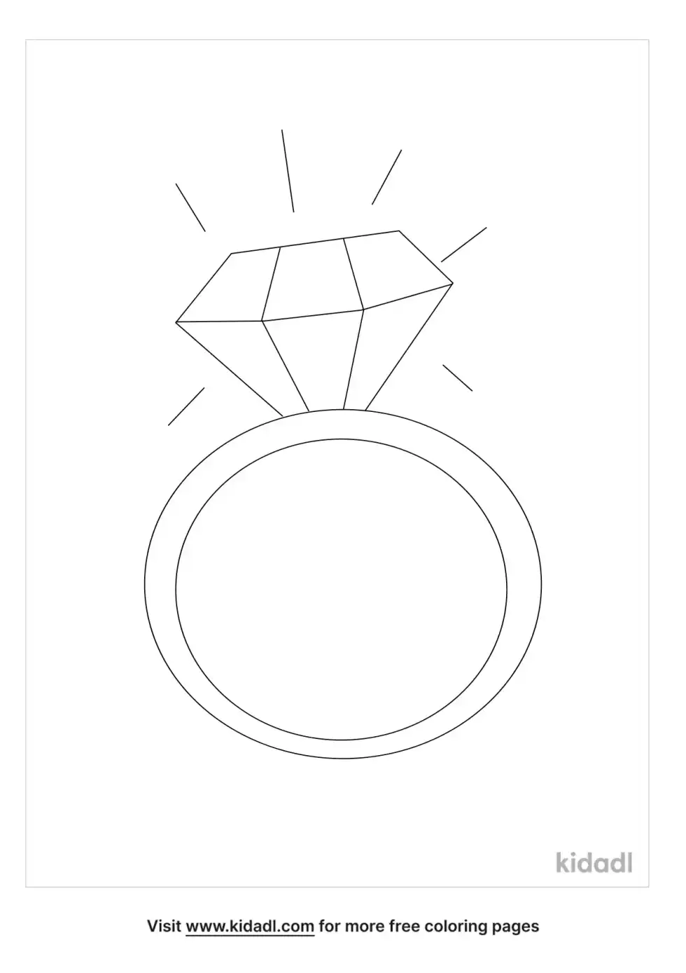 Ring Coloring Page