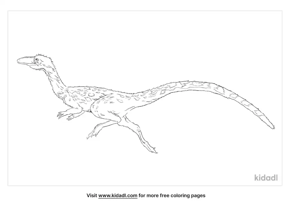Podokesaurus Coloring Page