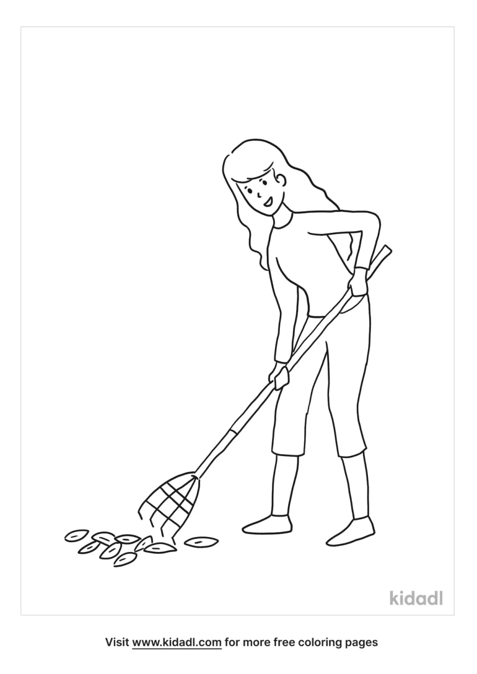 Person With Rake
