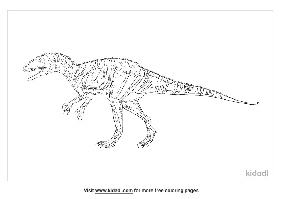 Xuanhanosaurus Coloring Page