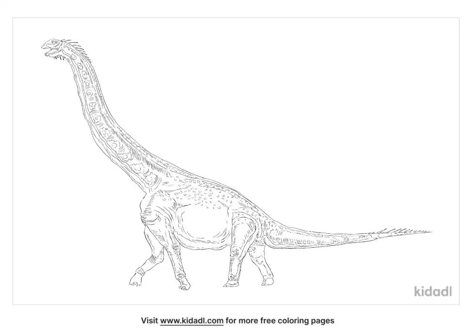 Venenosaurus Coloring Page