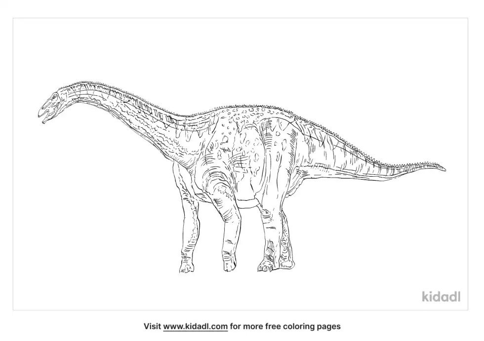 Atlantosaurus Coloring Page
