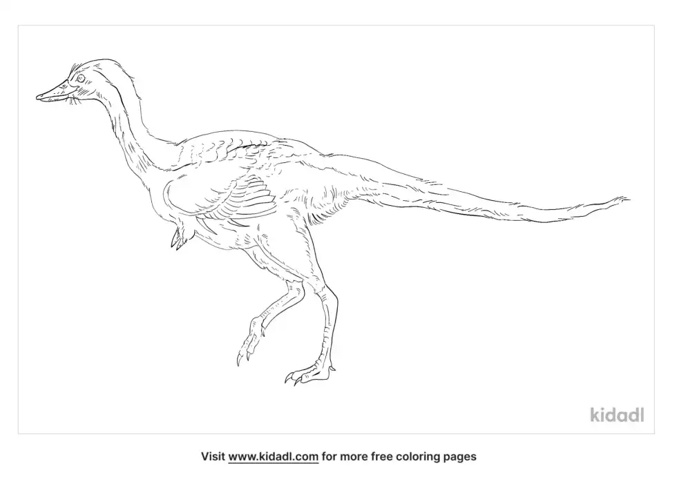 Xixianykus Coloring Page