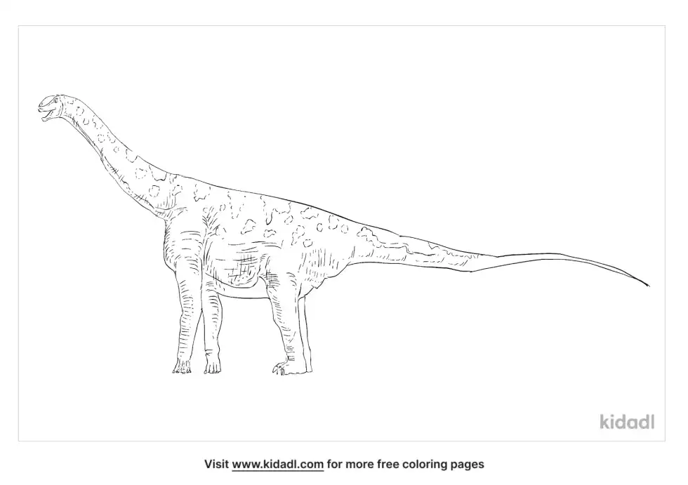 Turiasaurus Coloring Page