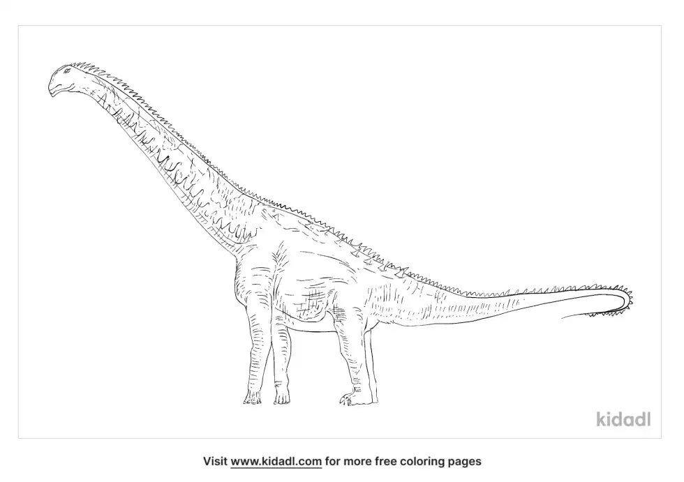 Cetiosauriscus Coloring Page