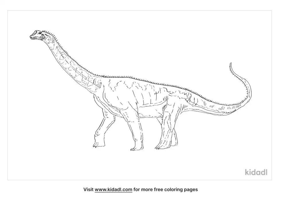 Kotasaurus Coloring Page