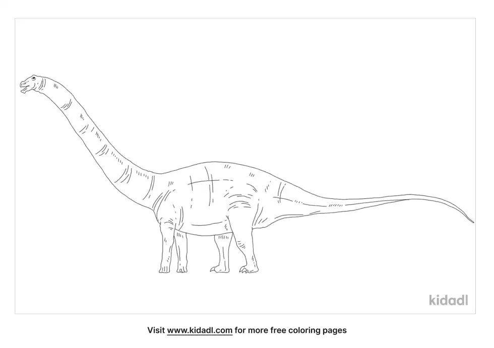 Maraapunisaurus Coloring Page