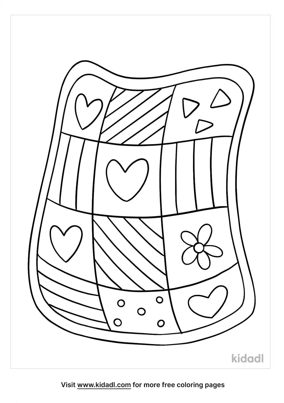 Quilt Coloring Page