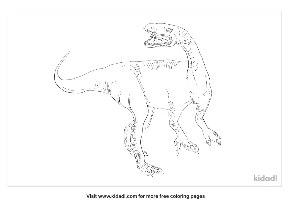 Paleosaurus Coloring Page