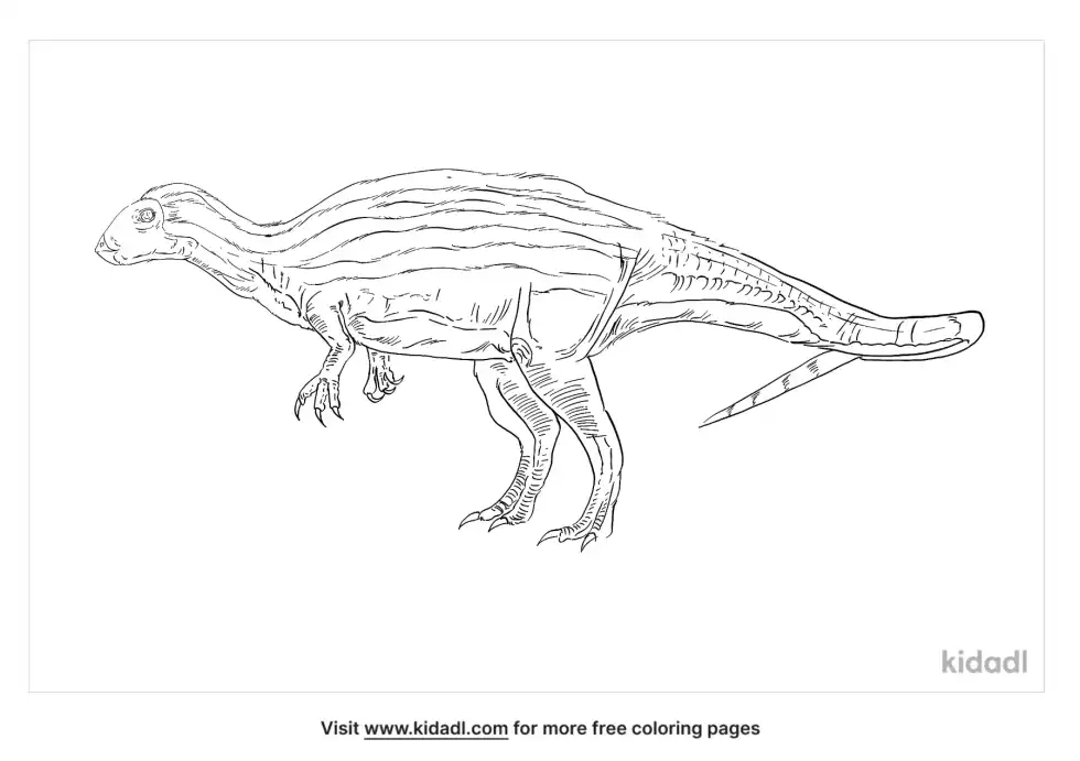 Zephyrosaurus Coloring Page