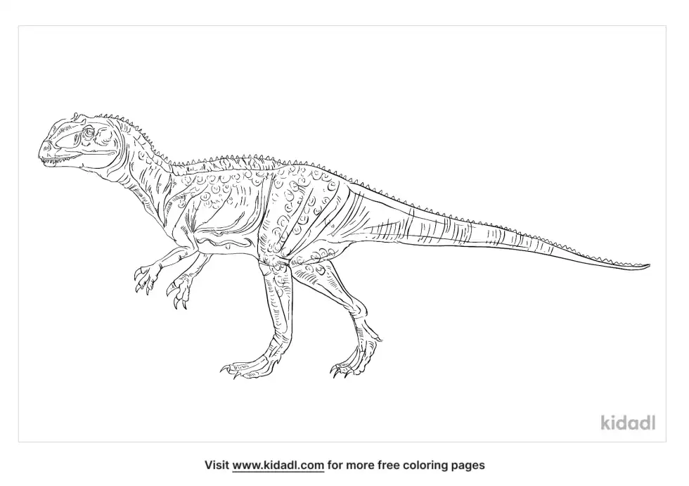 Valdosaurus Coloring Page