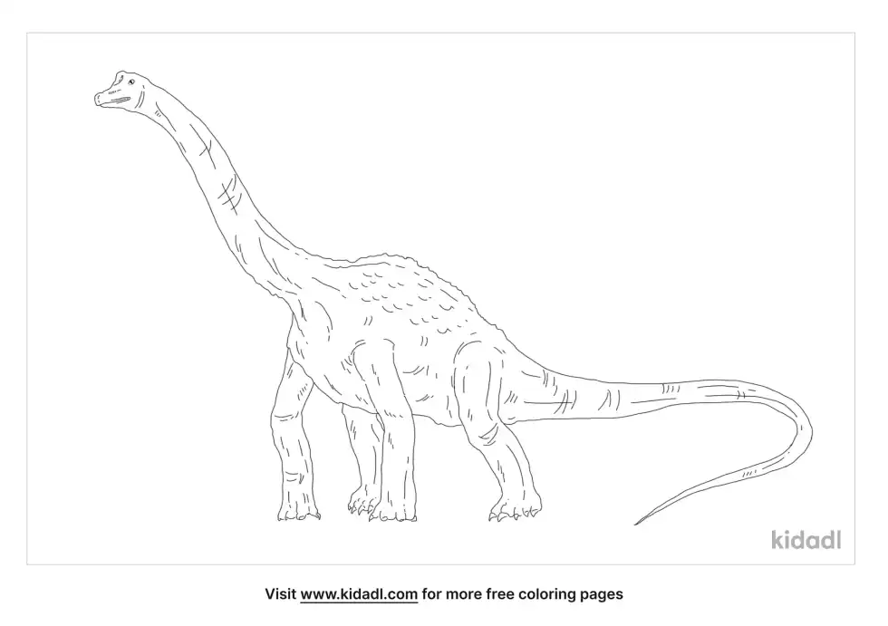 Andesaurus Coloring Page