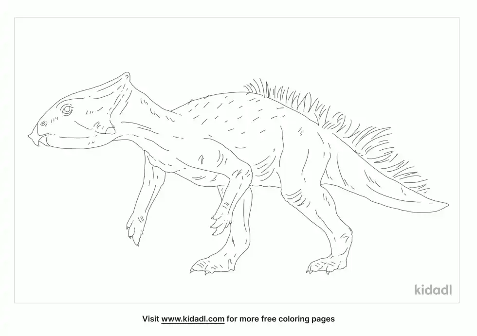 Aquilops Coloring Page