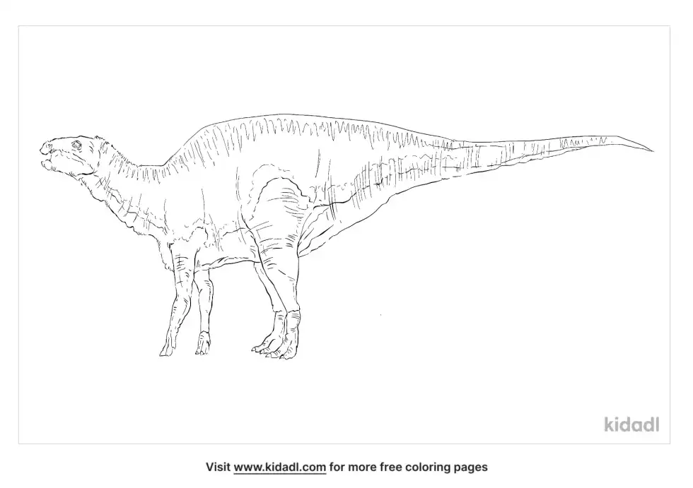 Rhabdodon Coloring Page