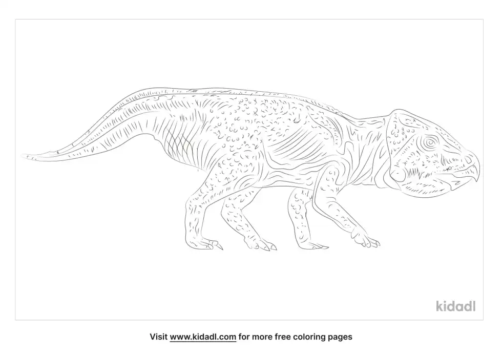 Serendipaceratops Coloring Page