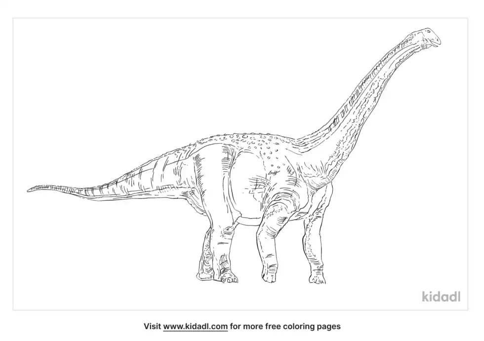 Gondwanatitan Coloring Page
