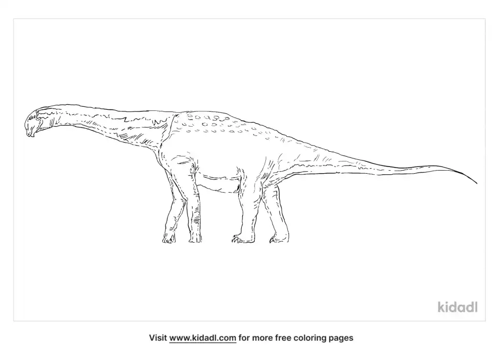 Jainosaurus Coloring Page