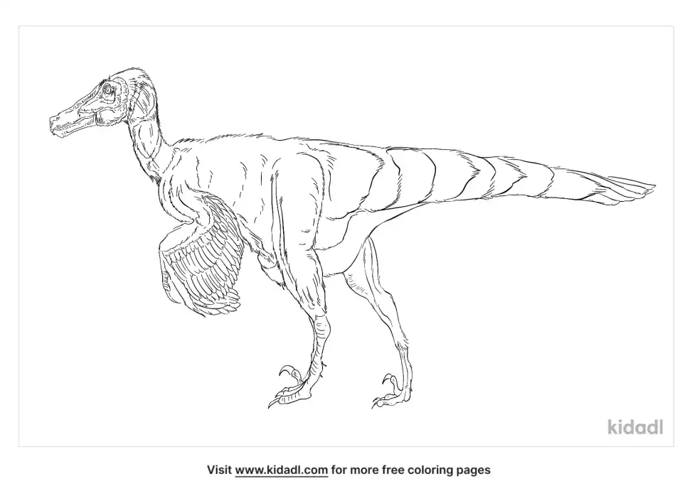 Richardoestesia Coloring Page