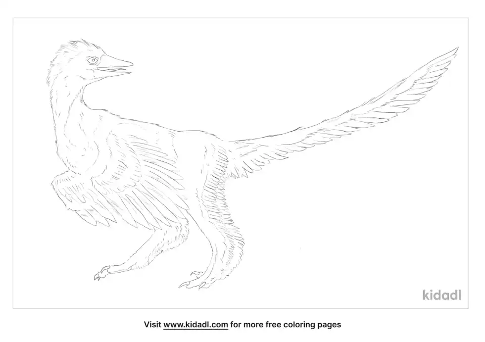 Xiaotingia Coloring Page