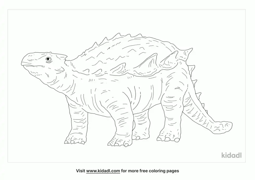 Crichtonsaurus Coloring Page