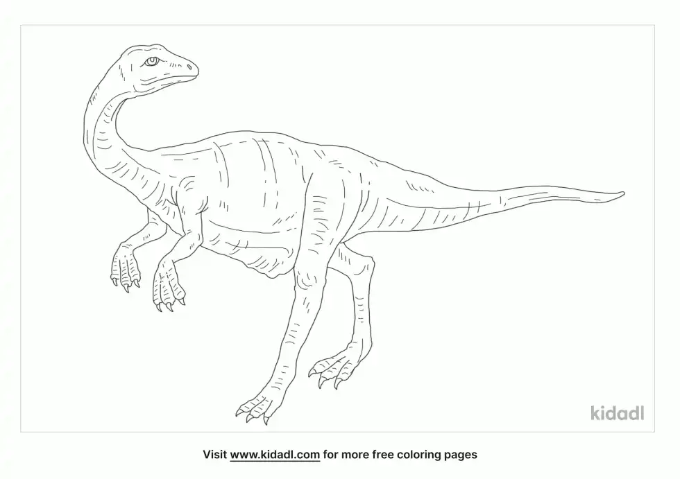 Timimus Coloring Page