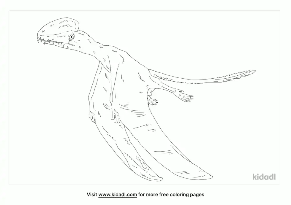 Harpactognathus Coloring Page