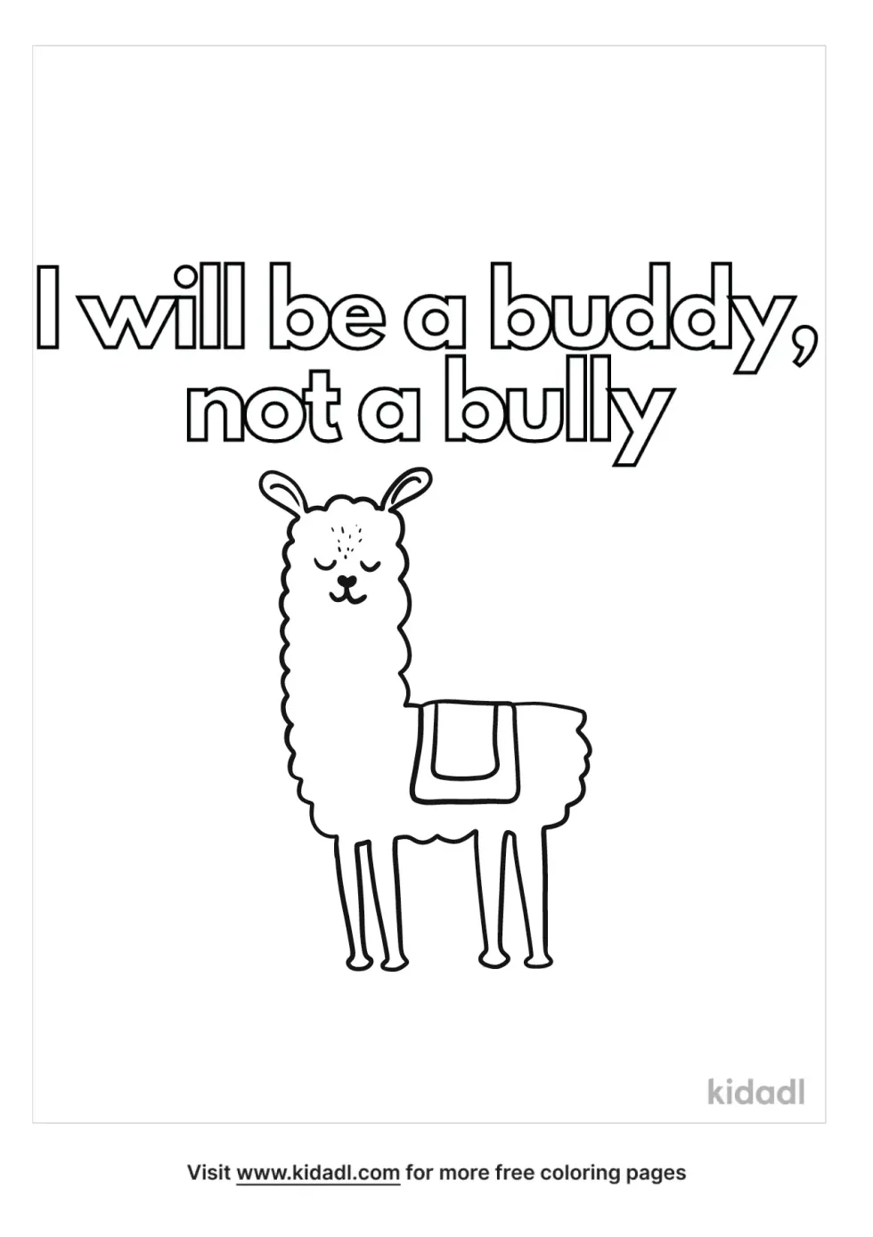 Llama Llama Bully Goat Coloring Page Kidadl