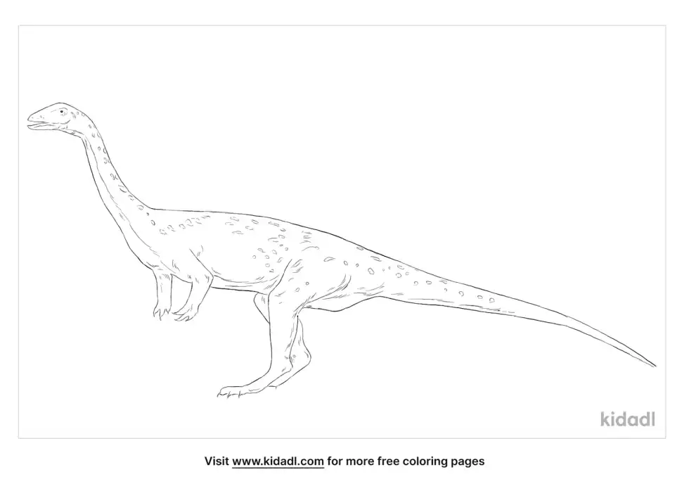 Azendohsaurus Coloring Page