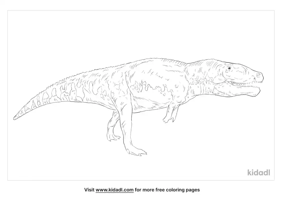 Postosuchus Coloring Page