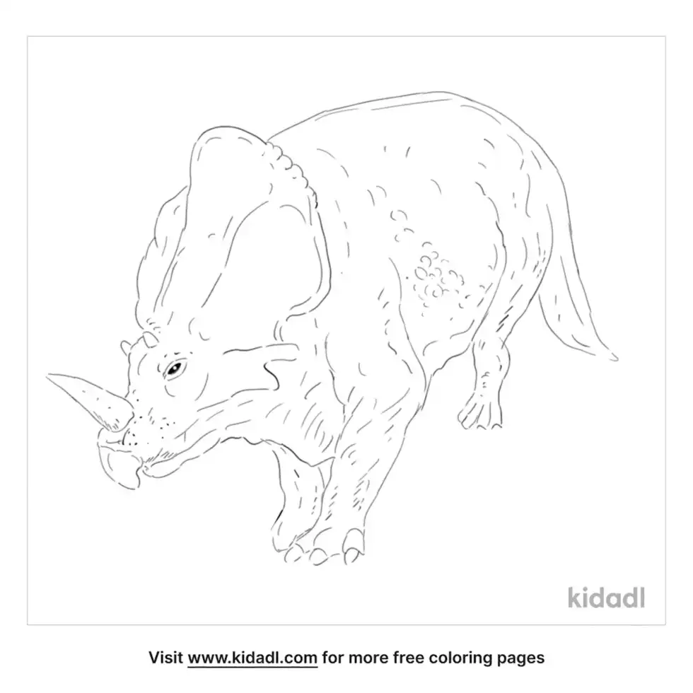 Monoclonius Coloring Page